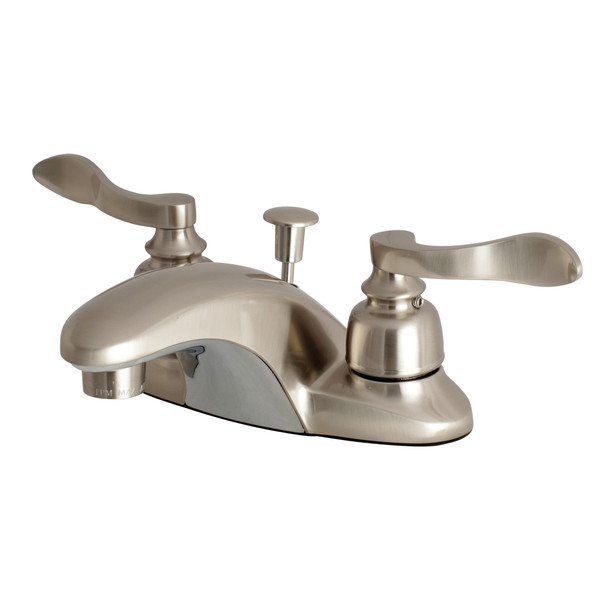 Nuwave French FB8628NFL 4-Inch Centerset Bathroom Faucet with Retail Pop-Up FB8628NFL